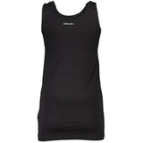 Black Cotton Tank Top