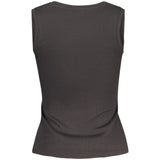 Black Cotton Tank Top