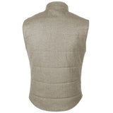 Beige Wool Sleveless Jacket