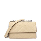 Beige Leather Crossbody Bags