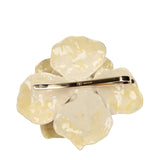 Beige Metal Broches