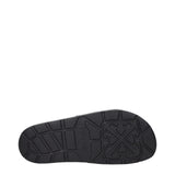 Black Cotton Slippers Sandals