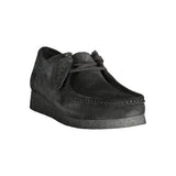 Black Leather Men Sneaker