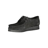 Black Leather Men Sneaker