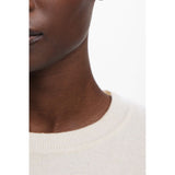 Beige Wool Women Sweater