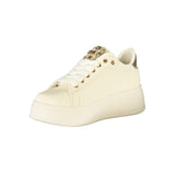 Beige Polyester Women Sneaker