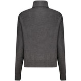 Black Cotton Women Sweater