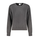 Black Cotton Women Sweater