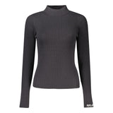 Black Cotton Women Sweater