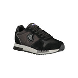 Black Leather Men Sneaker