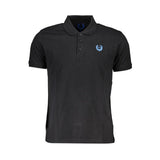 Black Cotton Polo Shirt