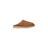 Beige Suede Leather Clog