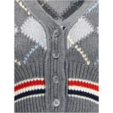 Argyle V-Neck Cardigan