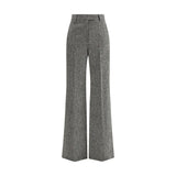 Bottonato Natté Wool Trousers