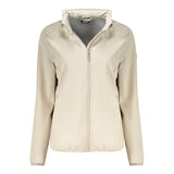 Beige Polyester Jackets & Coat