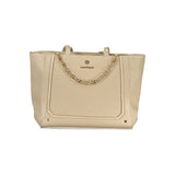 Beige PVC Women Handbag