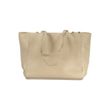 Beige PVC Women Handbag