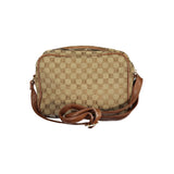 Beige Polyester Women Handbag