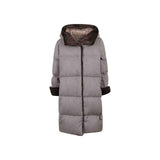 Faux Fur Trim Padded Coat
