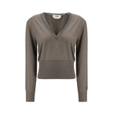 Cashmere and Silk long-sleeve Sweater