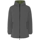Gray Polyester Jackets & Coat