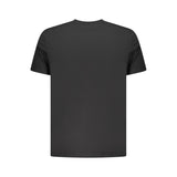 Black Cotton Men T-Shirt