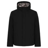 Black Polyester Jackets & Coat