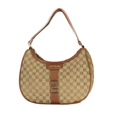 Beige Polyester Women Handbag