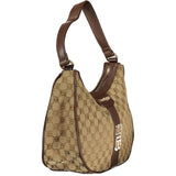 Beige Polyester Women Handbag