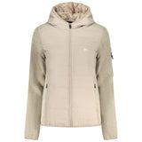 Beige Polyester Jackets & Coat