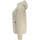 Beige Polyester Jackets & Coat