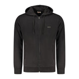 Black Cotton Sweatshirt