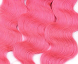 #Pink 10A Grade #1B/Pink Brazilian Body Wave 3/4 BUNDLES with CLOSURES