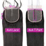 Silky Brazilian Straight Lace Closure