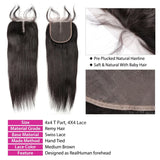 Silky Brazilian Straight Lace Closure