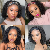 Brazilian Kinky Curly Headband Wig